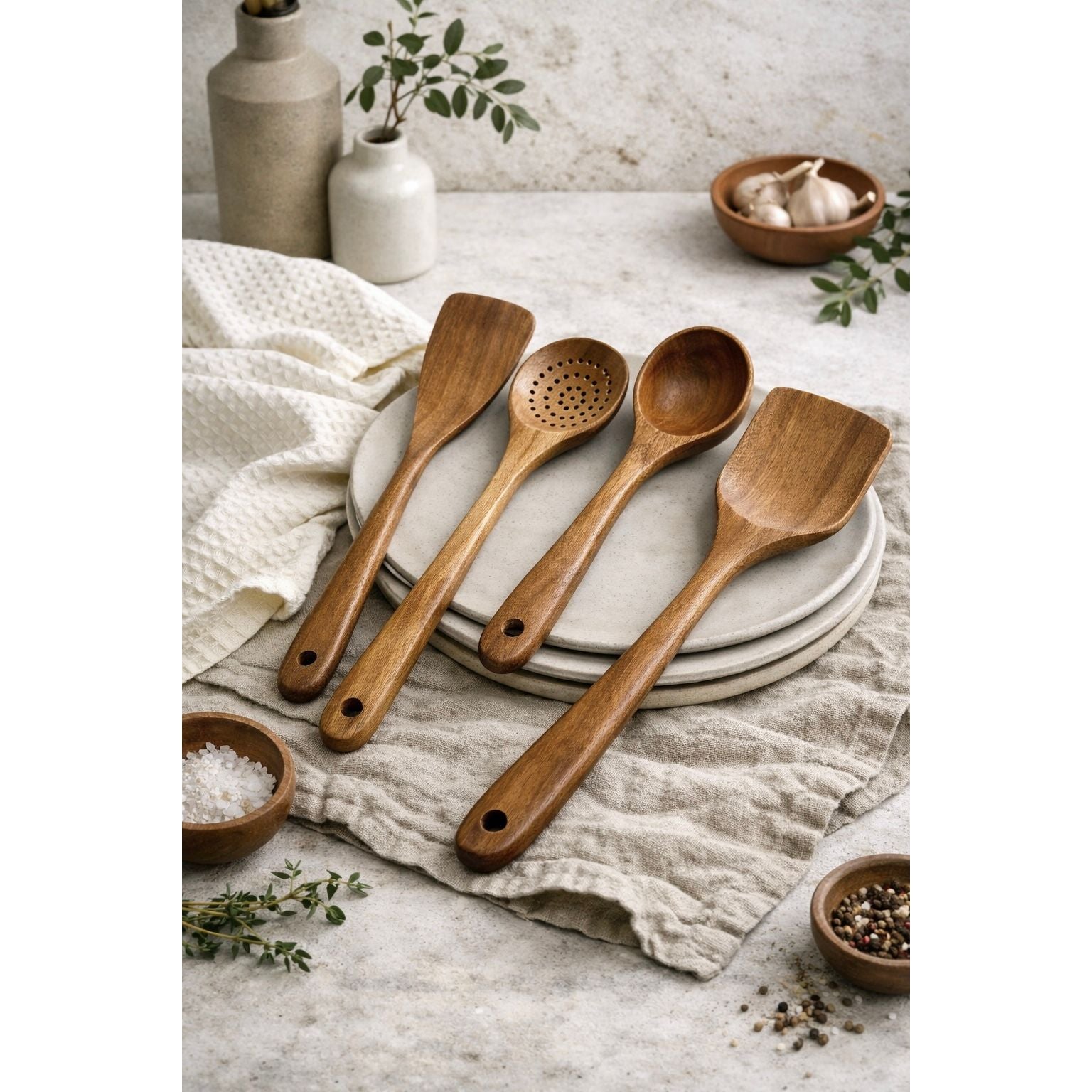 Nosara Teak Wood Kitchen