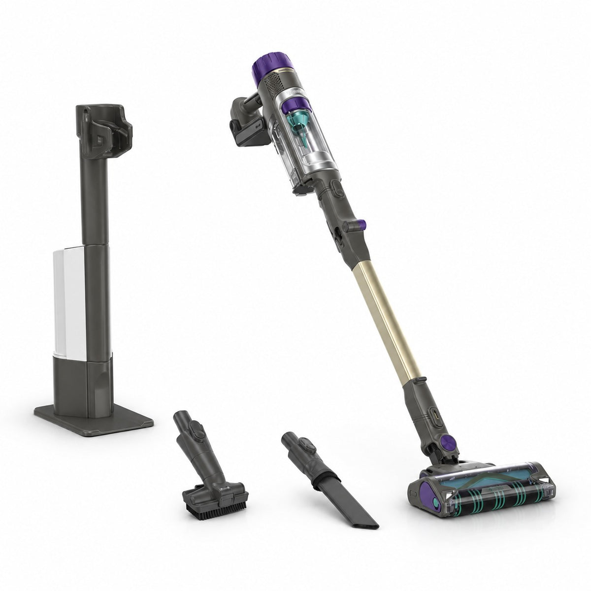 Cordless Stick Vacuum with Self-Cleaning and Auto-Empty Station